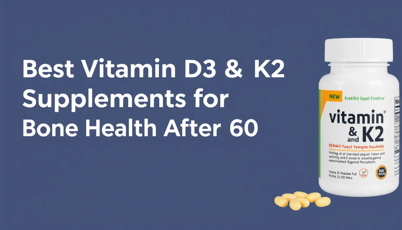 Best Vitamin D3 and K2 Supplements for Bone Health After 60 Best Vitamin D3 and K2 Supplements for Bone Health After 60