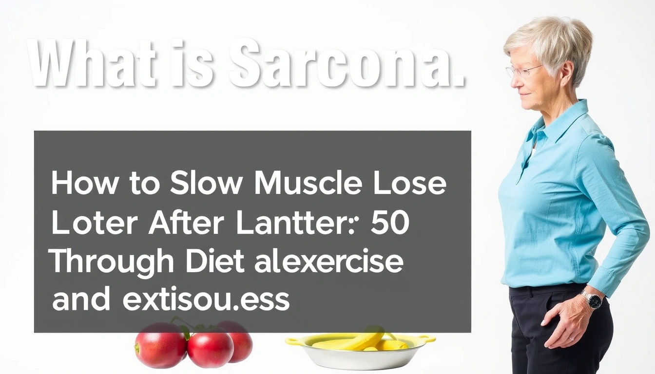 What Is Sarcopenia? How to Slow Muscle Loss After 60 Through Diet and Exercise